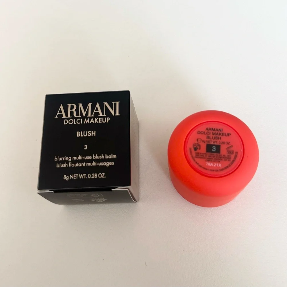 NEW Armani Beauty Dolci Blush Smoothing Cream to Powder Soft Matte Balm Makeup